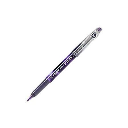 Pilot Pilot  Precise P-700 Gel Rollerball Pen, Fine, 0.7mm, Purple Barrel/Ink, Dozen 38621